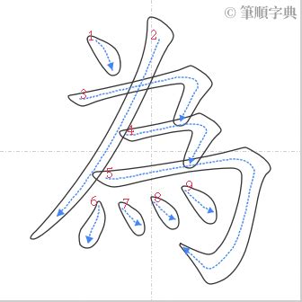 為筆劃|為的筆順 國字「為」筆畫